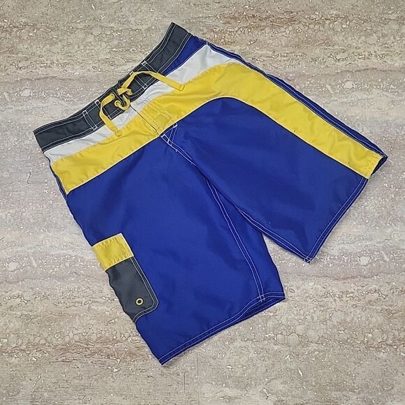 L.L.BEAN YOUTH BOYS LINED BOARD SHORTS SIZE 12 - Picture 1 of 6